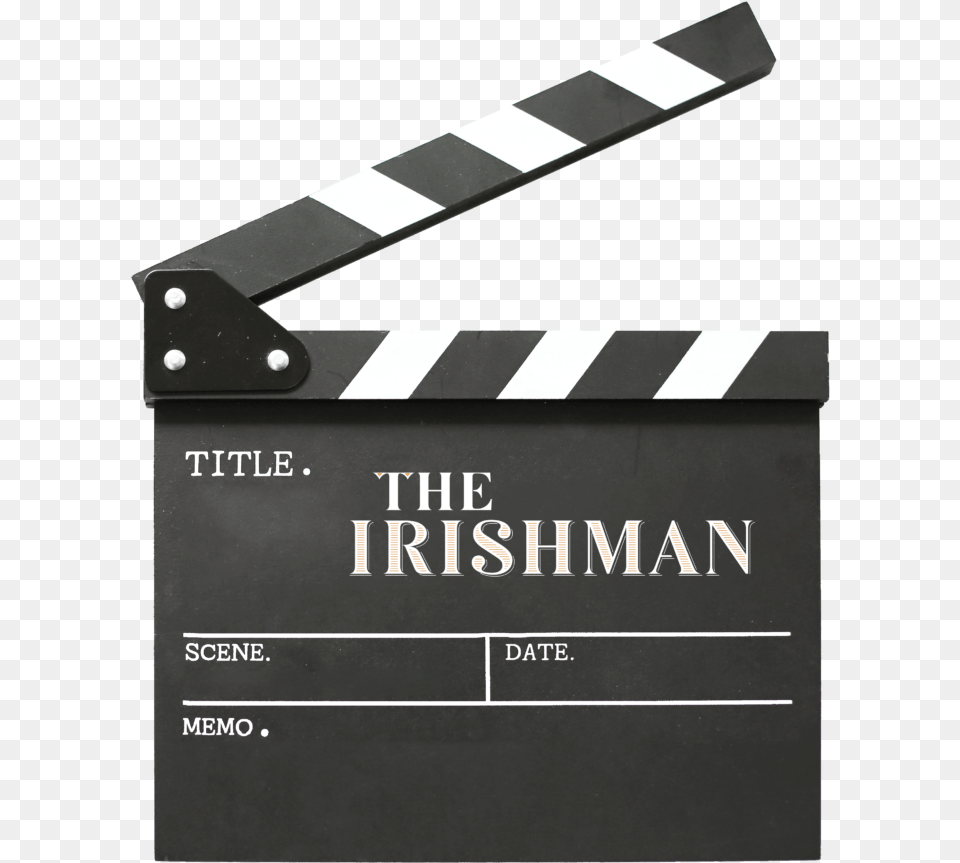 The Irishman Clapboard Director Cut, Fence, Clapperboard, Text Png Image
