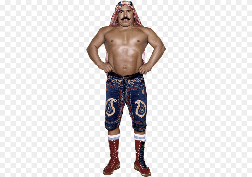 The Iron Sheik Wwe Iron Sheik, Adult, Shorts, Person, Pants Free Transparent Png