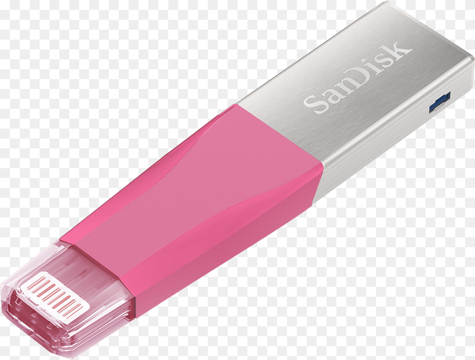 The Ixpand Mini Flash Drive For Your Iphone Western Sandisk Usb Pink, Brush, Device, Tool, Computer Hardware Free Png Download