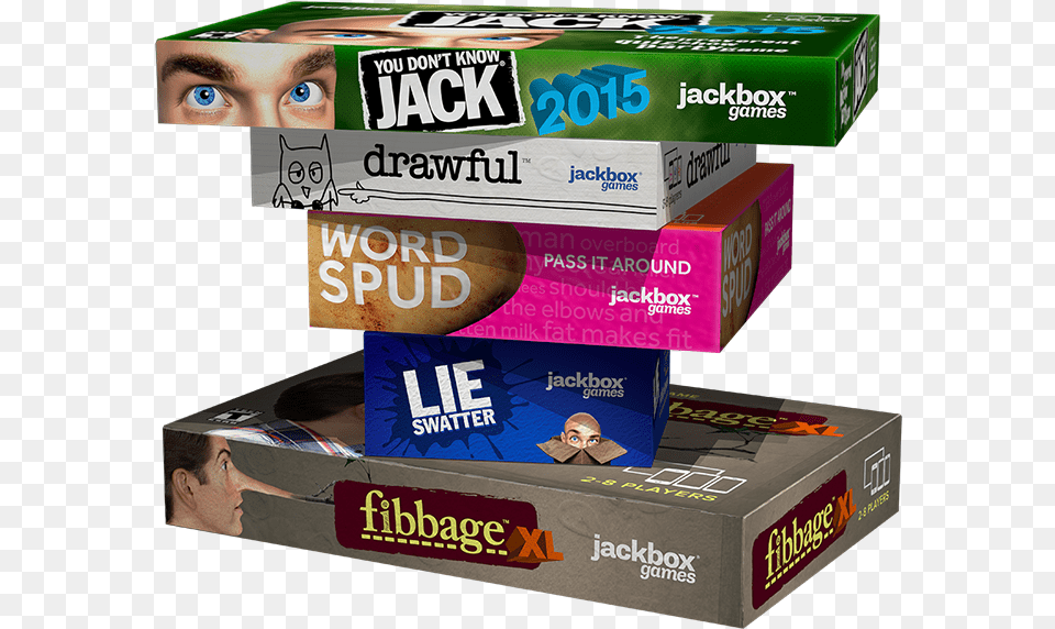 The Jackbox Party Pack U2013 Games Jackbox Party Pack 1 Games, Box, Face, Head, Person Free Transparent Png