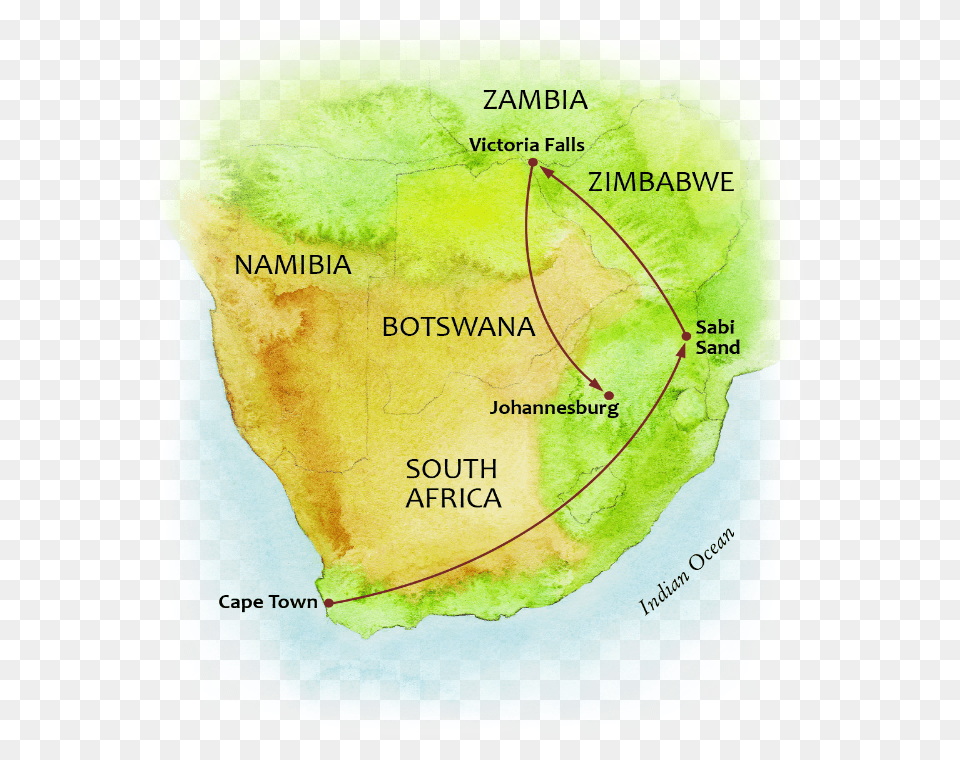 The Jewels Of Southern Africa Map Map, Plot, Chart, Diagram, Atlas Free Transparent Png