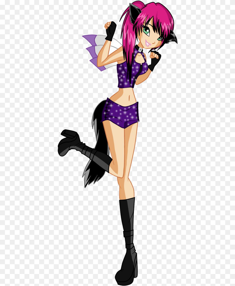 The Jinx Club Images Ashley Dresses Up As A Kitty Fairy Winx Club Angie, Book, Comics, Publication, Manga Png Image
