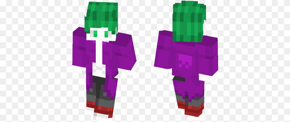 The Joker Bendy Minecraft Skin Girl, Clothing, Shirt, Purple, Dynamite Png