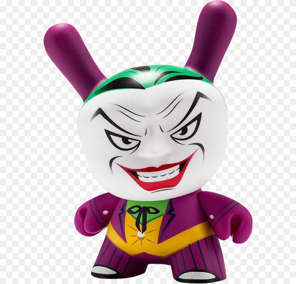 The Joker Classic 5 Dunny Vinyl Figure Kidrobot, Baby, Person, Figurine, Face Free Transparent Png