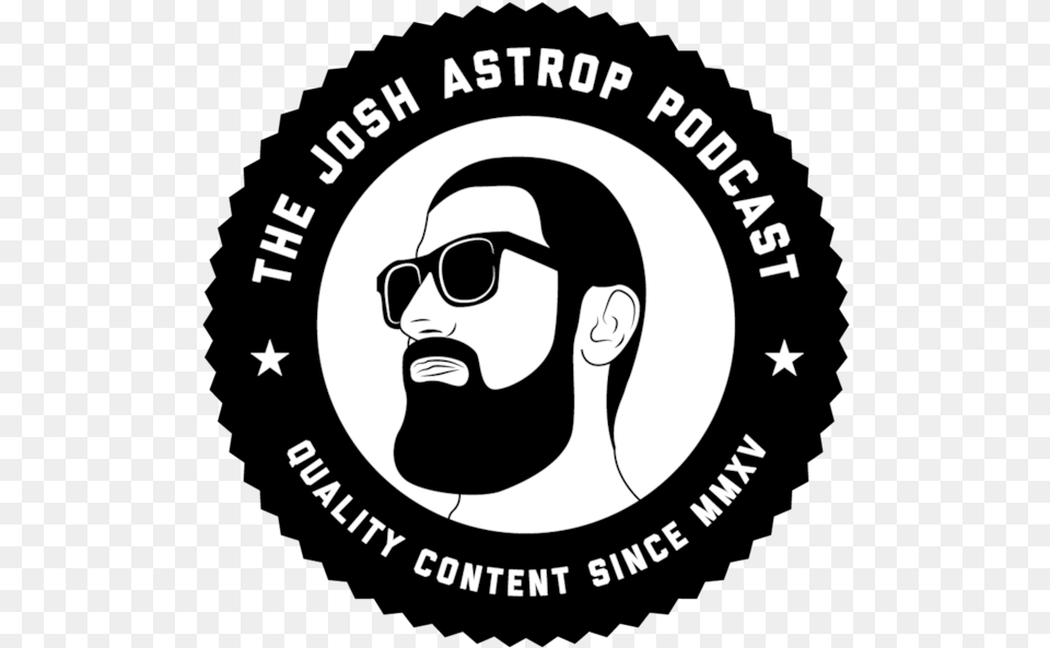 The Josh Astrop Podcast Bezel Samsung Gear, Accessories, Sunglasses, Logo, Stencil Free Png Download