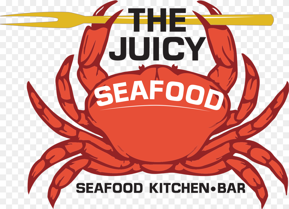 The Juicy Seafood Juicy Seafood Logo, Food, Animal, Sea Life, Crab Free Transparent Png
