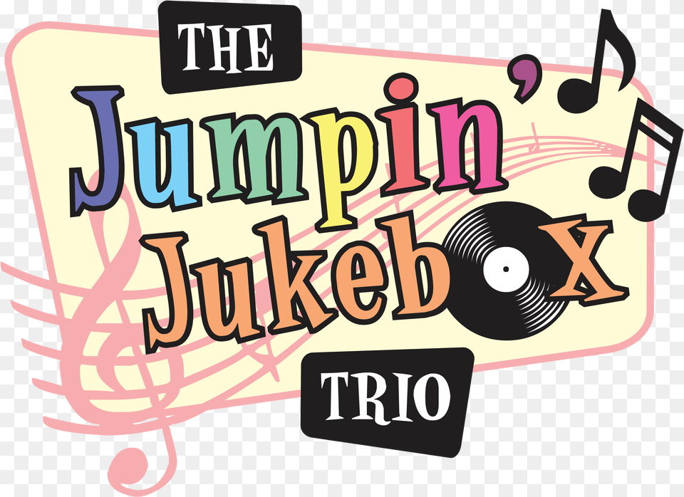 The Jumpinu0027 Jukebox Trio Music Full Size Download Jukebox Logo Clipart, License Plate, Transportation, Vehicle, Text Free Transparent Png