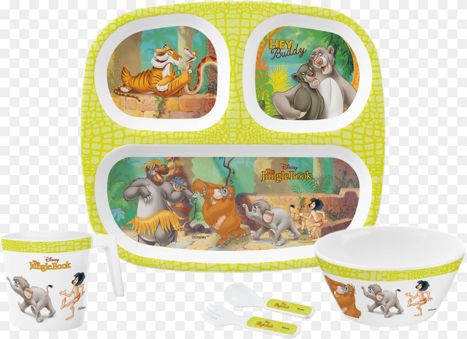 The Jungle Book, Cutlery, Bowl, Spoon, Pottery Free Png Download