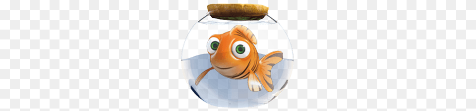 The Jungle Bunch Junior In Fish Bowl, Animal, Sea Life Free Transparent Png