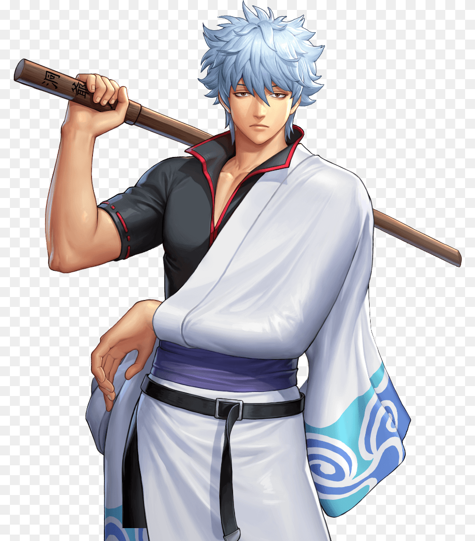 The King Of Fighters All Star Wiki Gintoki Sakata Gintama, Person, Clothing, Costume, People Free Transparent Png