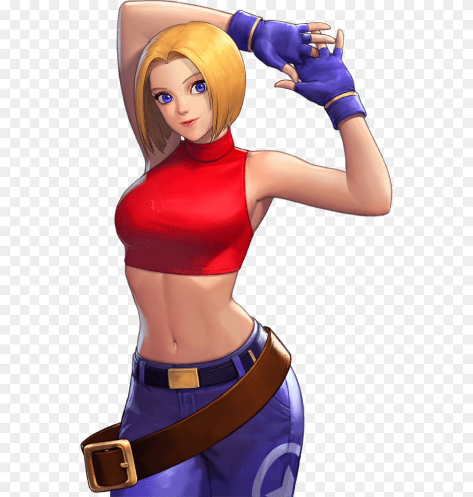 The King Of Fighters All Star Wiki Kof All Star Blue Mary, Adult, Publication, Person, Female Free Png Download