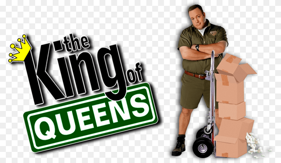 The King Of Queens Image King Of Queens Logo, Box, Adult, Person, Package Delivery Free Png Download