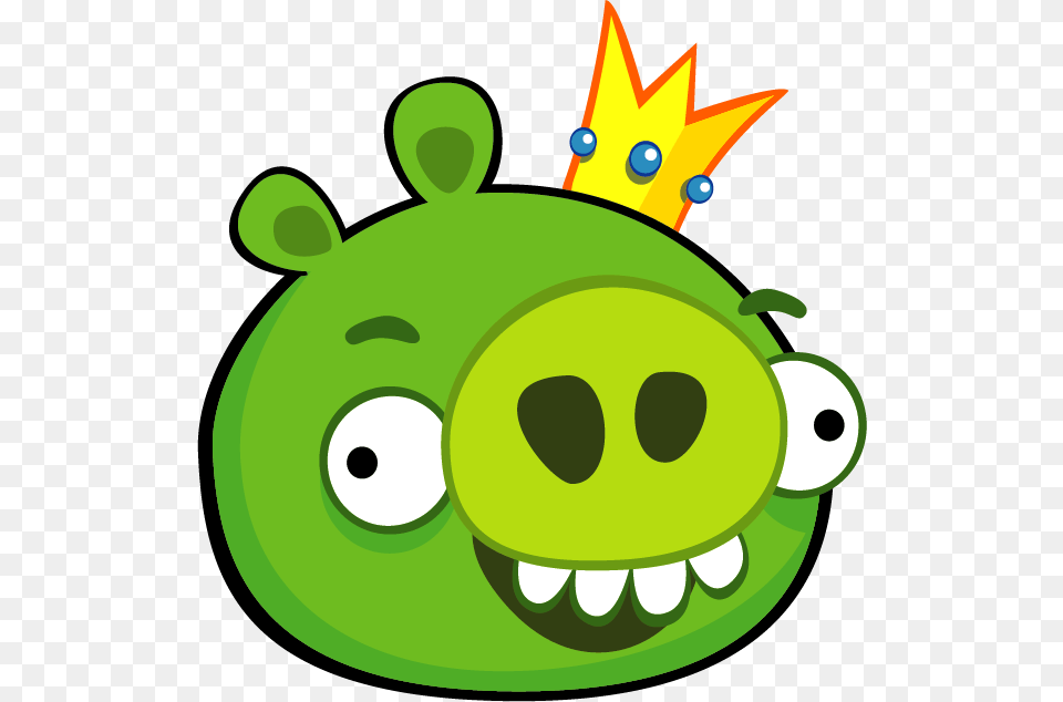 The King Pig Also Known As Smooth Cheeks And Big Bacon Angry Birds Pig Sad, Green, Ammunition, Grenade, Weapon Png
