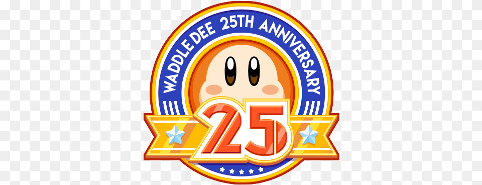 The Kirby Twitter Account Is Getting In The April Fools39 Kirby 25th Anniversary Logo, Symbol, Emblem Free Png