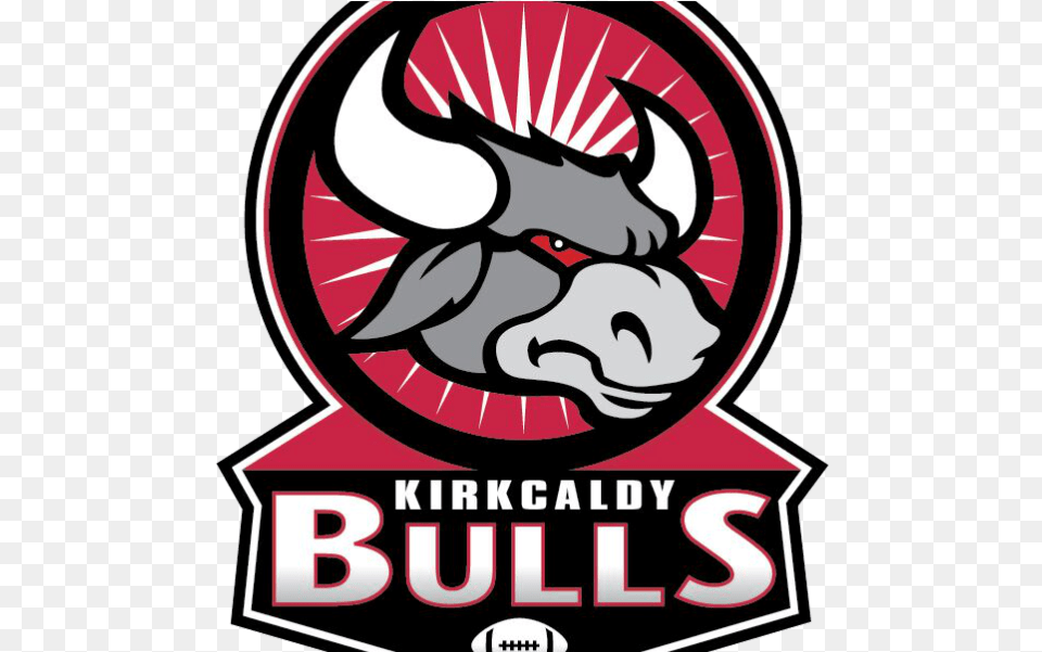 The Kirkcaldy Bulls Flag Football Club Review Of Big, Sticker, Logo, Can, Tin Png