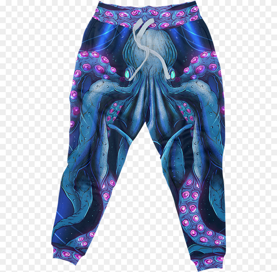 The Kraken Joggers Kraken, Clothing, Pants, Person, Jeans Free Png Download