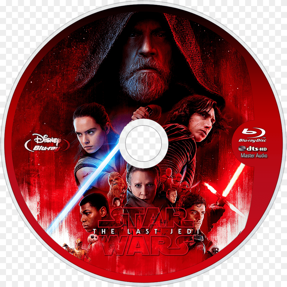 The Last Jedi 152 Star Wars The Last Jedi Disk, Dvd, Adult, Person Free Png Download