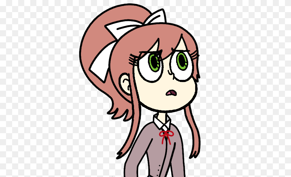 The Last Of My Svtfoe Styled Dokis Here39s Monika Svtfoe Oc With Pink Hair, Book, Publication, Comics, Adult Png