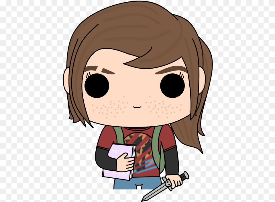 The Last Of Us Clip Art Ellie The Last Of Us Funko Pop, Book, Comics, Publication, Baby Free Transparent Png