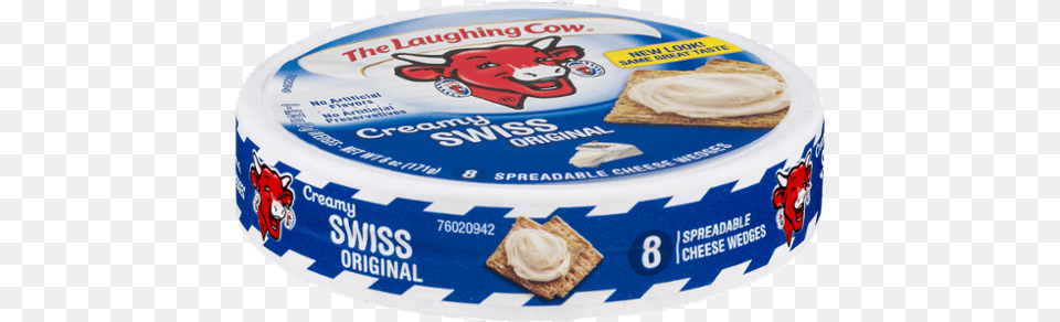 The Laughing Cow Creamy Swiss Original Spreadable Cheese, Food, Dessert Free Png Download