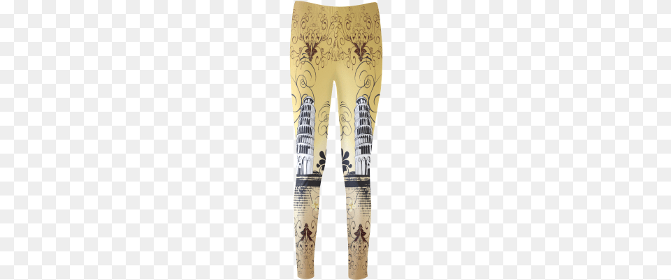 The Leaning Tower Of Pisa Cassandra Women39s Leggings Leggings, Person, Skin, Tattoo Free Transparent Png