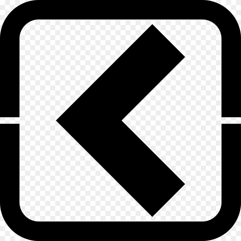 The Left Bracket Icon Sign, Symbol, Blackboard Free Png Download