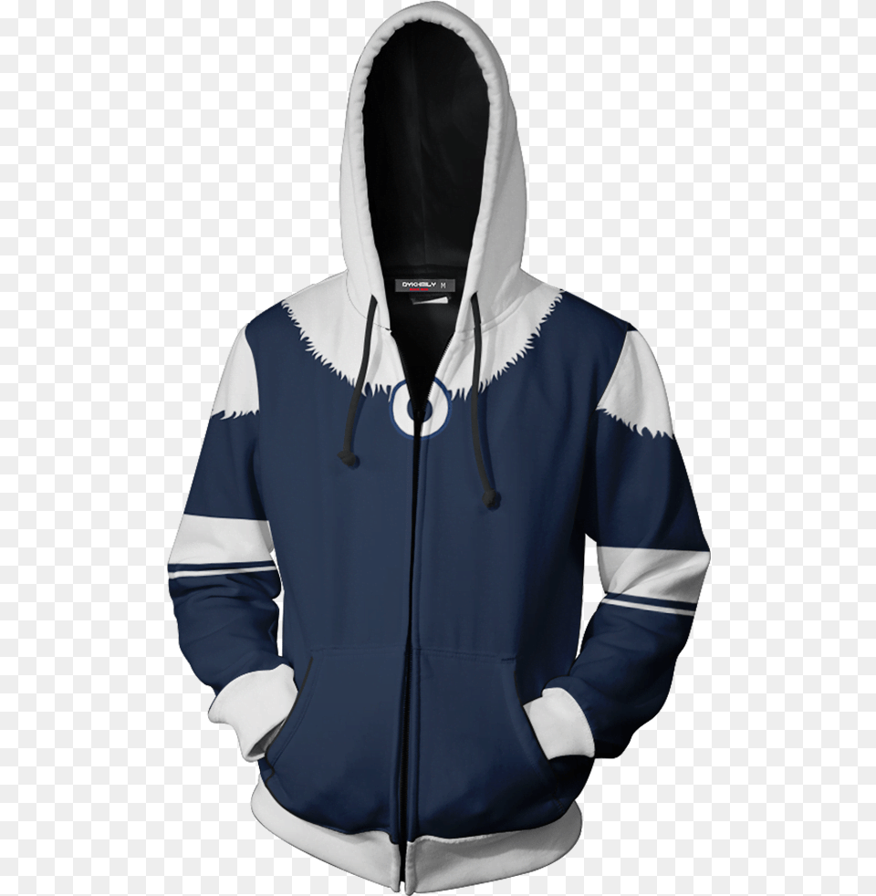 The Legend Of Korra Cosplay Zip Up Hoodie Jacket Moon Knight Hoodie, Clothing, Coat, Hood, Knitwear Png Image