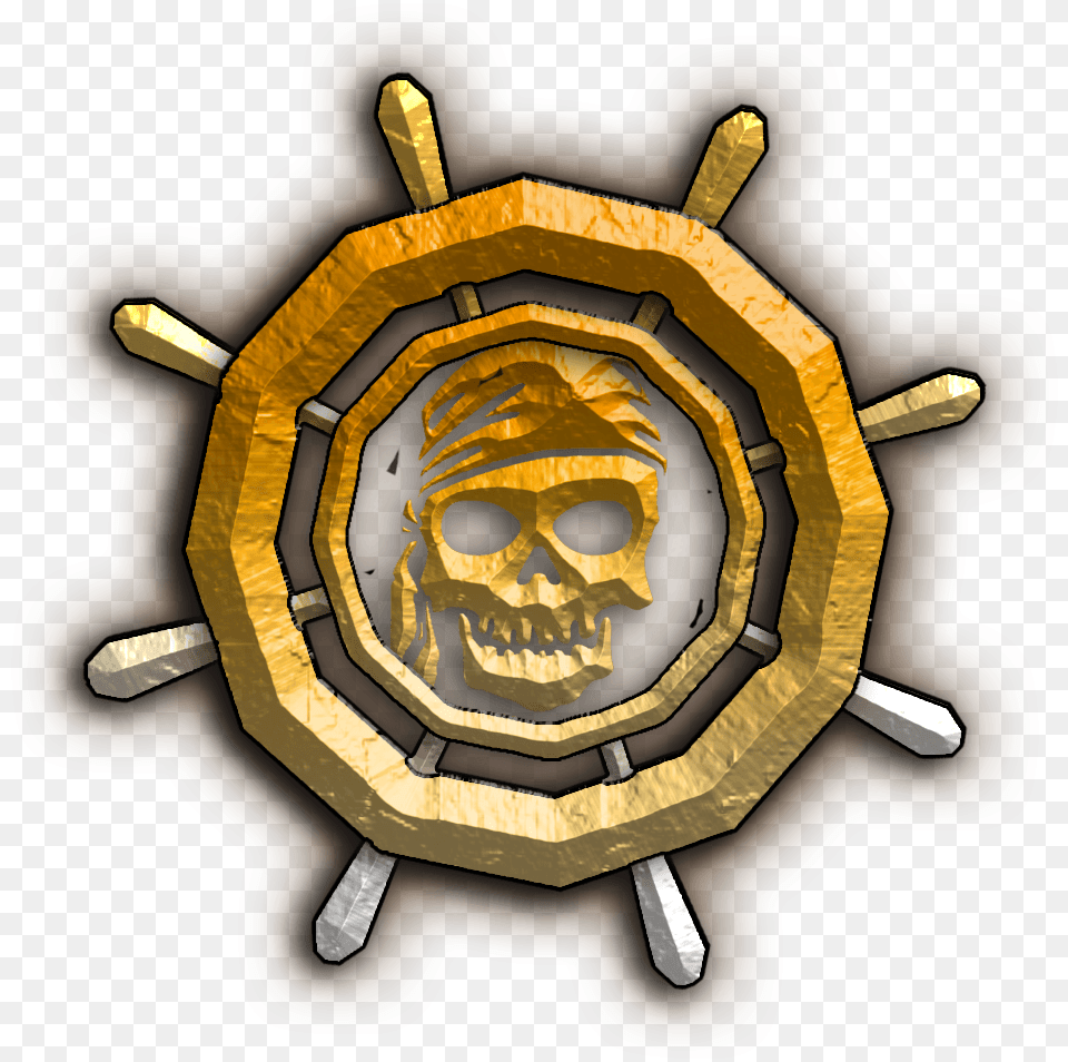 The Legend Of Pirates Online Logo Tortoise, Badge, Symbol, Cross, Face Png Image