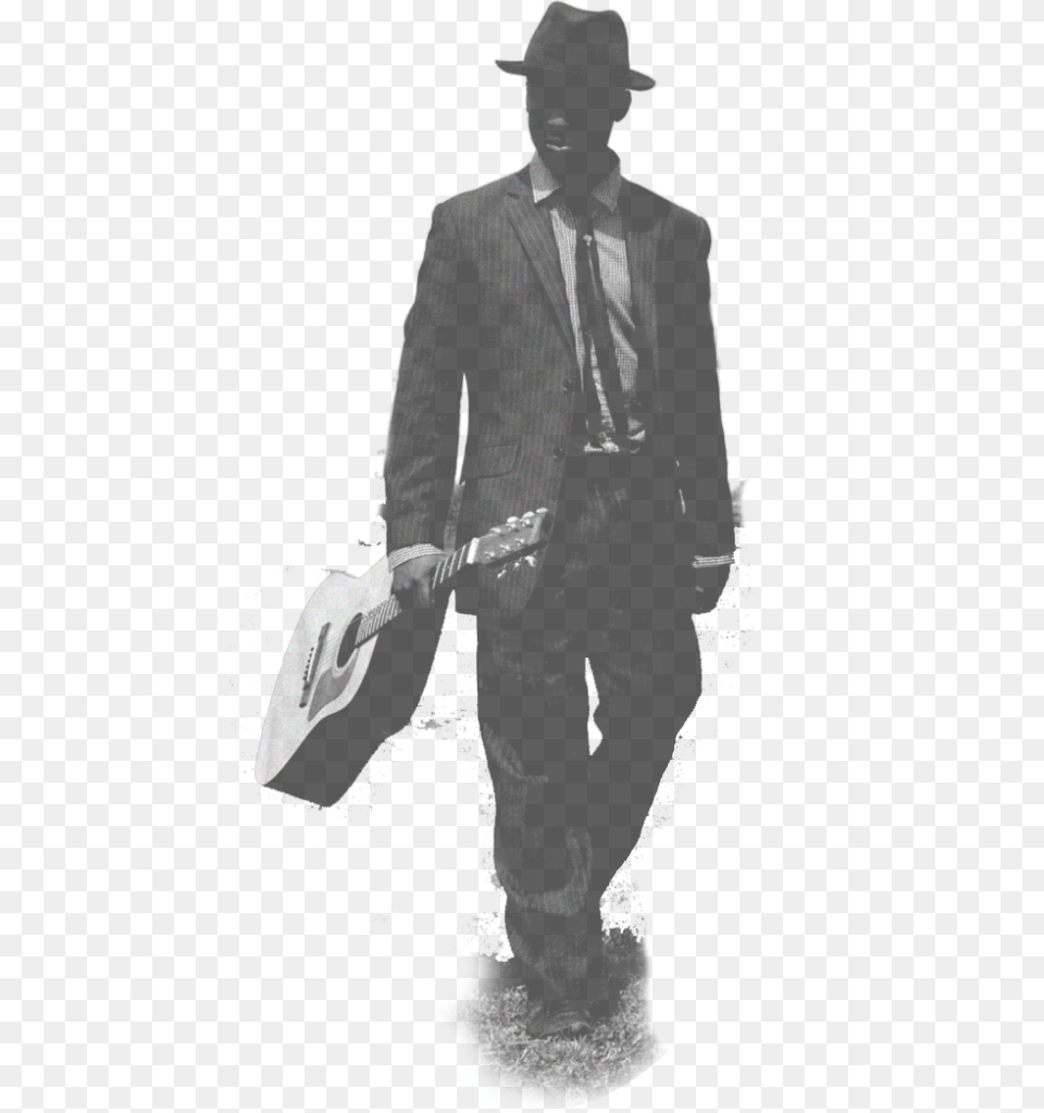 The Legend Of Robert Johnson Robert Johnson Tattoo, Suit, Clothing, Formal Wear, Person Free Transparent Png