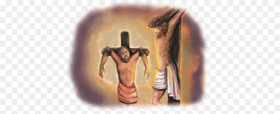 The Legend Of Saint Dismas Saint Dismas, Back, Body Part, Cross, Person Png Image