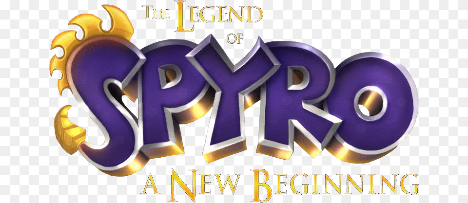 The Legend Of Spyro A New Beginning 01 Legend Of Spyro Logo, Purple, Text, Disk Free Png