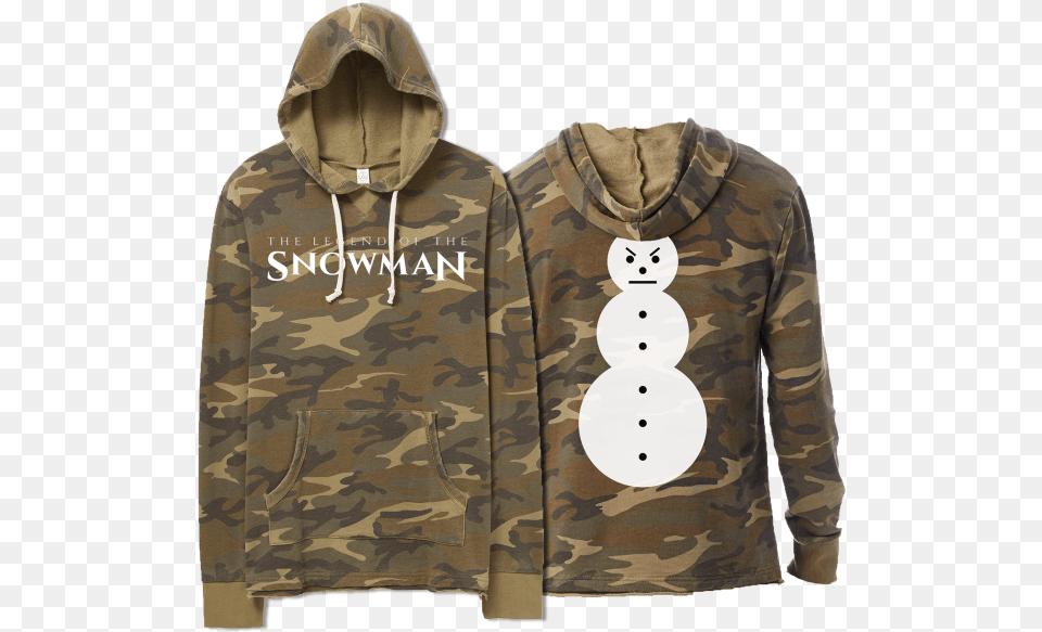 The Legend Of The Snowman, Clothing, Hoodie, Knitwear, Sweatshirt Png Image