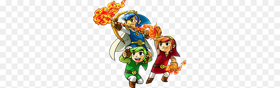 The Legend Of Tri Force Heroes For Nintendo, Book, Comics, Publication, Baby Png Image