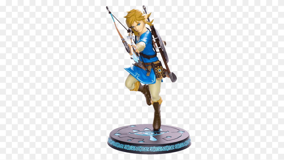 The Legend Of Zelda Breath Of The Wild Pvc Statue Link Cm, Figurine, Person, Face, Head Png