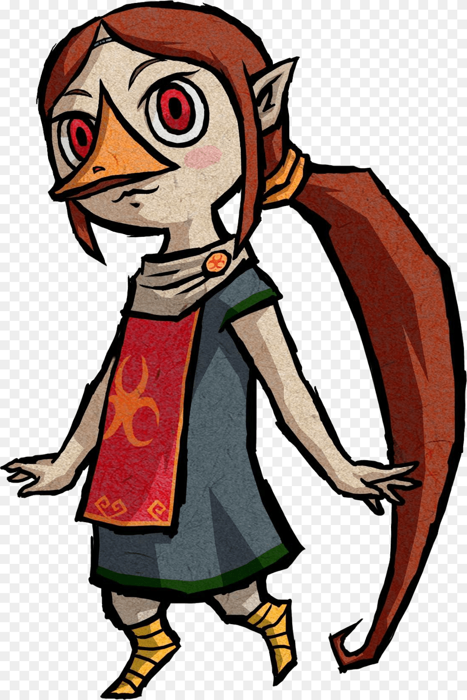 The Legend Of Zelda Clipart Girls Legend Of Zelda Wind Waker Characters, Baby, Person, Face, Head Png