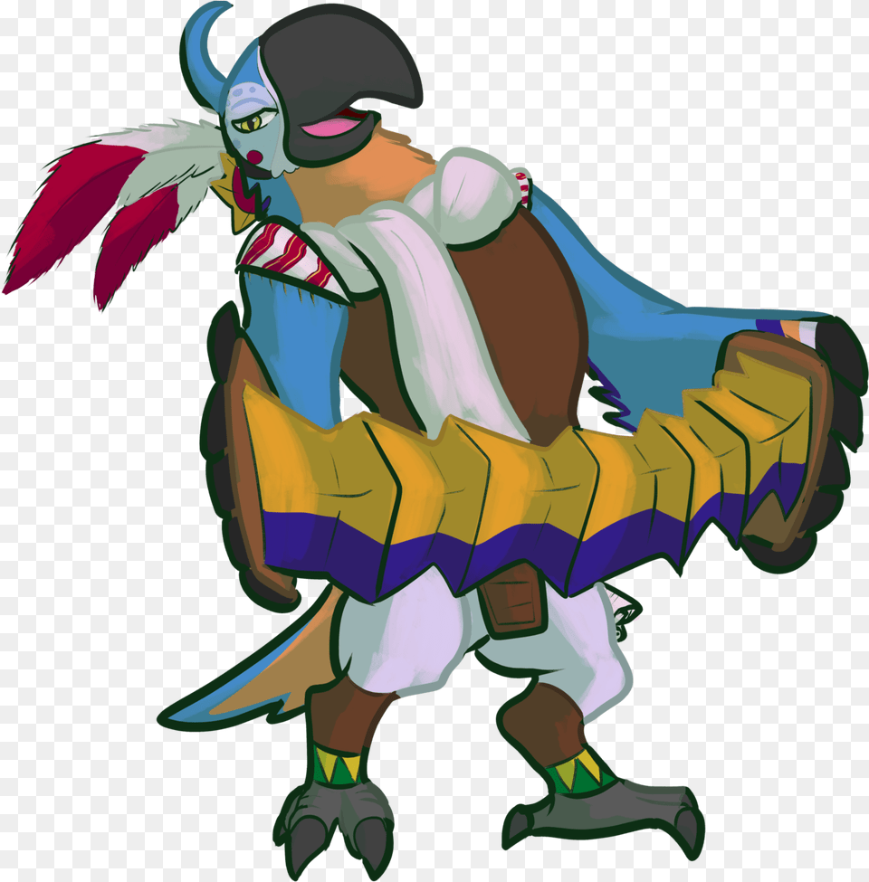 The Legend Of Zelda Clipart Transparent Legend Of Zelda Breath Of The Wild Parrot, Baby, Person, Cape, Clothing Free Png