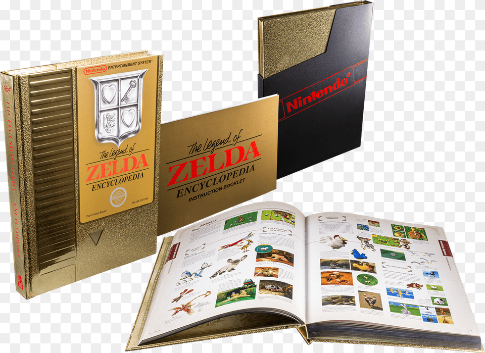 The Legend Of Zelda Encyclopedia Deluxe Edition Hardcover, Advertisement, Book, Poster, Publication Png Image