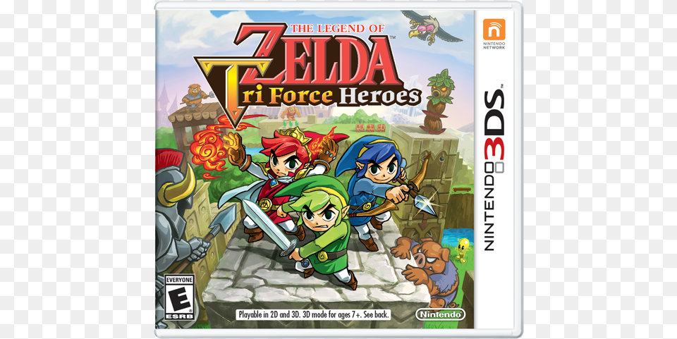 The Legend Of Zelda Legend Of Zelda Tri Force Heroes, Book, Comics, Publication, Baby Free Transparent Png