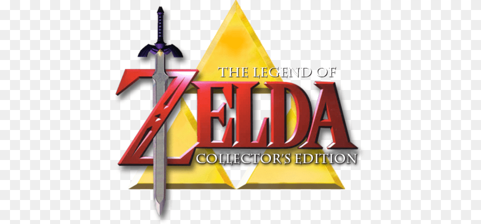 The Legend Of Zelda Logo Picture Legend Of Zelda Edition, Sword, Weapon, Blade, Dagger Png Image