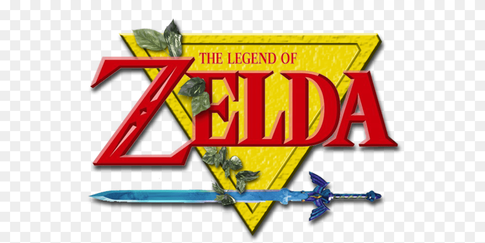 The Legend Of Zelda Logo Revamped Legend Of Zelda Digital, Sword, Weapon, Blade, Dagger Free Png