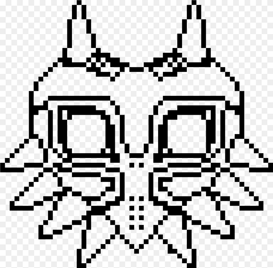 The Legend Of Zelda Majora39s Mask Pixel Art Zelda, Gray Free Png