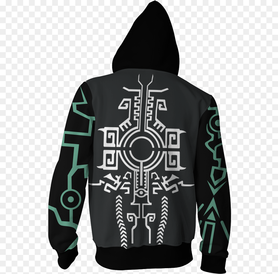 The Legend Of Zelda Midna Cosplay Zip Up Hoodie Jacket Chamarra Cyberpunk, Clothing, Coat, Hood, Knitwear Free Png