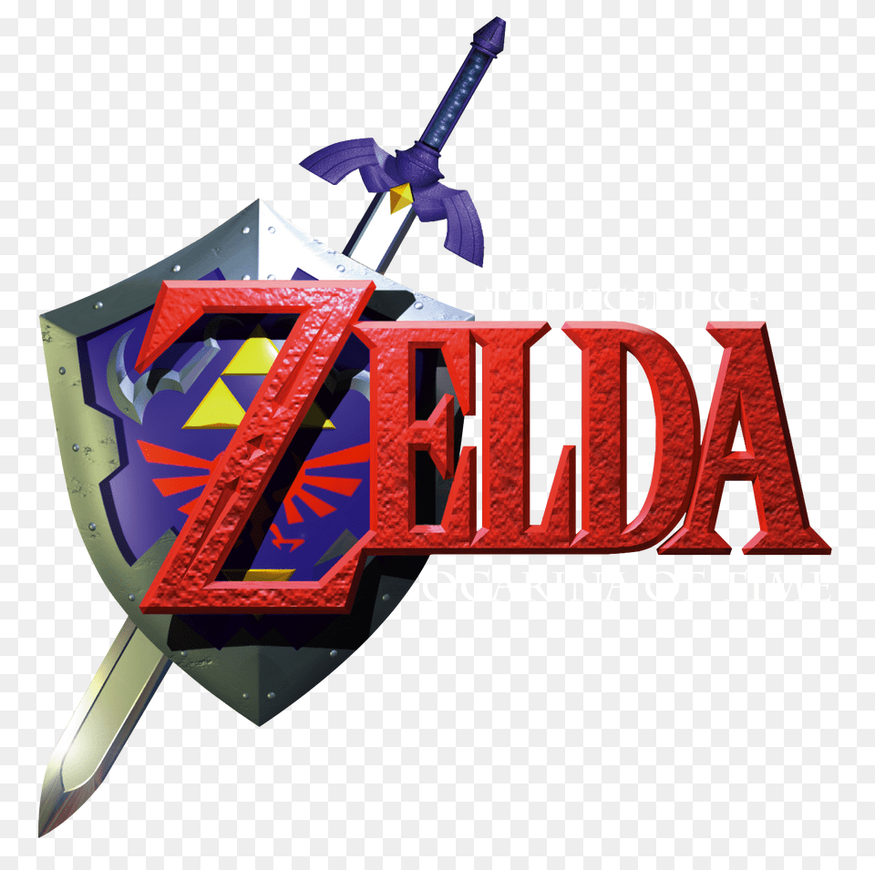 The Legend Of Zelda Ocarina Of Time, Sword, Weapon, Armor, Shield Free Png Download