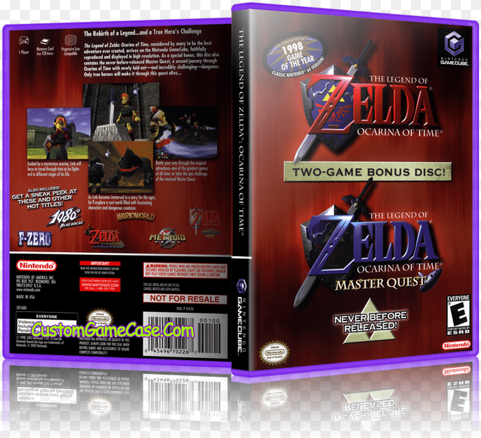 The Legend Of Zelda Ocarina Of Time Zelda Ocarina Of Time And Master Quest, Advertisement, Poster, Person Free Png Download