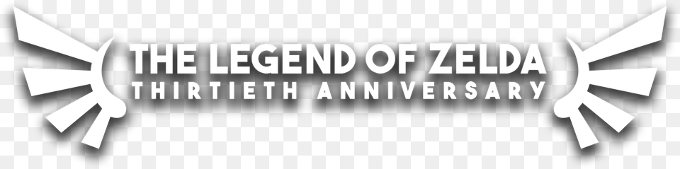 The Legend Of Zelda Thirtieth Anniversary Walkthrough Legend Of Zelda Anniversary Clear Logo, Stencil, People, Person, Text Free Png