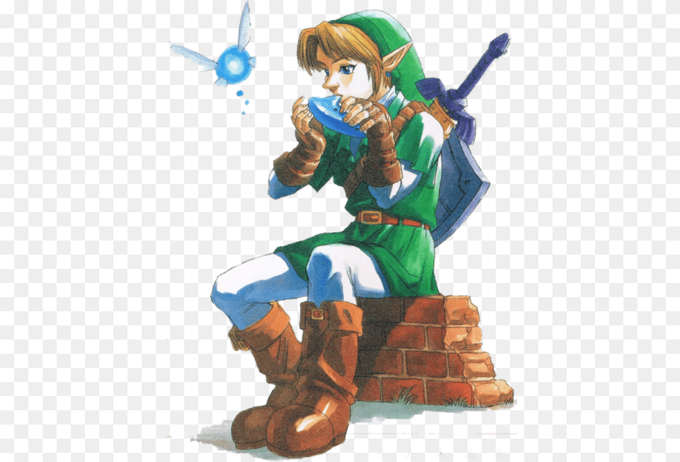 The Legend Of Zelda Zelda Link Ocarina Of Time, Publication, Book, Comics, Person Free Png Download