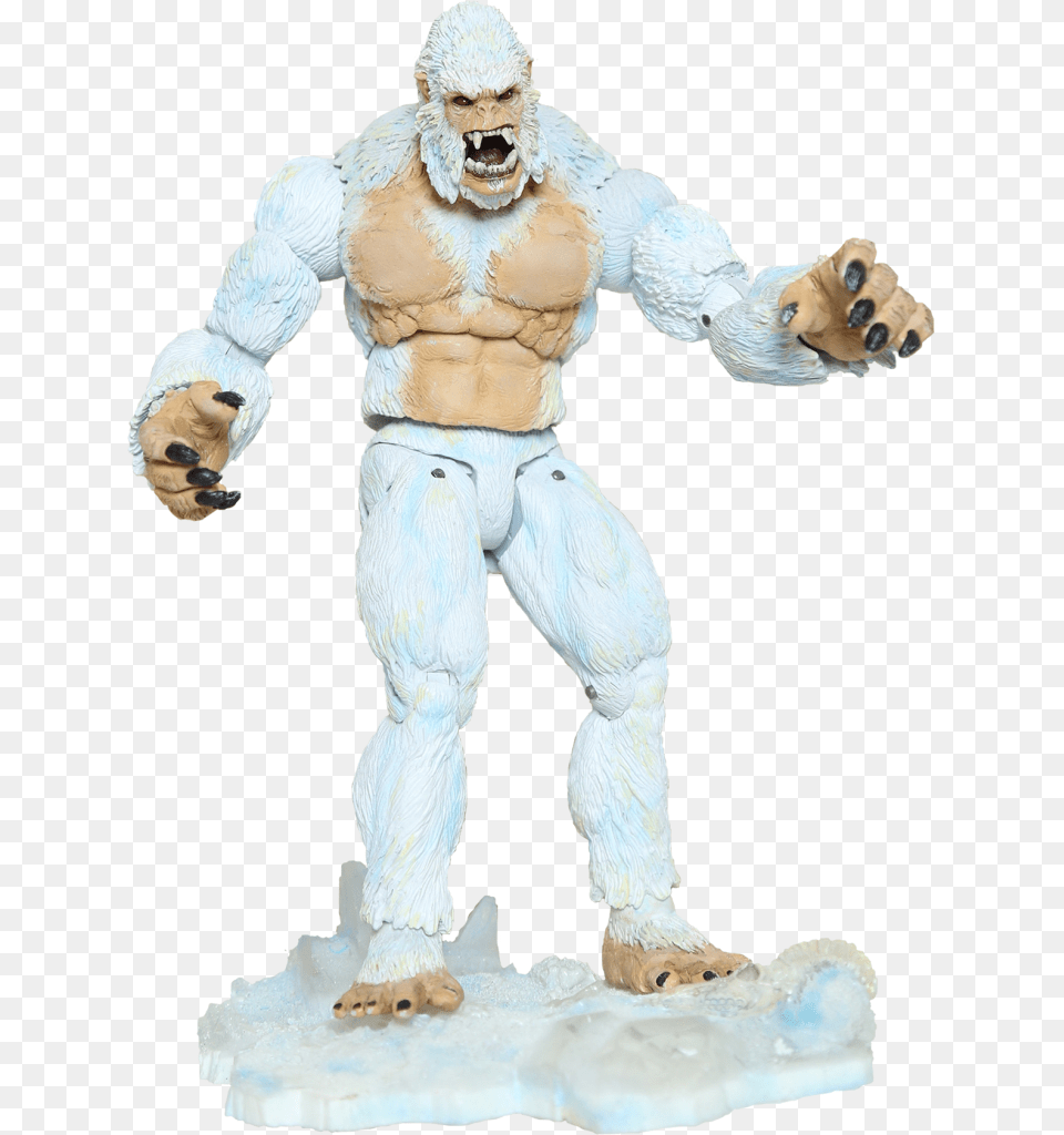 The Legendary Dzu Teh Or Yeti Abominable Snowman Of Creature Replica Yeti, Figurine, Adult, Male, Man Free Transparent Png