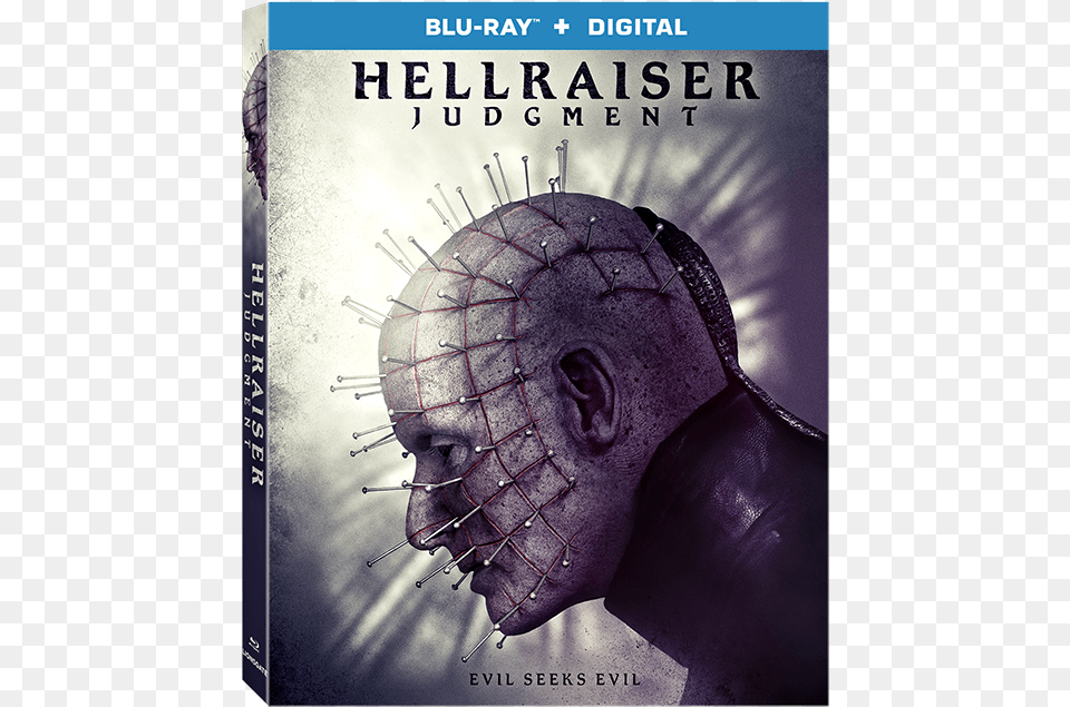 The Legendary Pinhead Returns When Hellraiser Hellraiser Judgment Blu Ray, Advertisement, Poster, Person Free Png