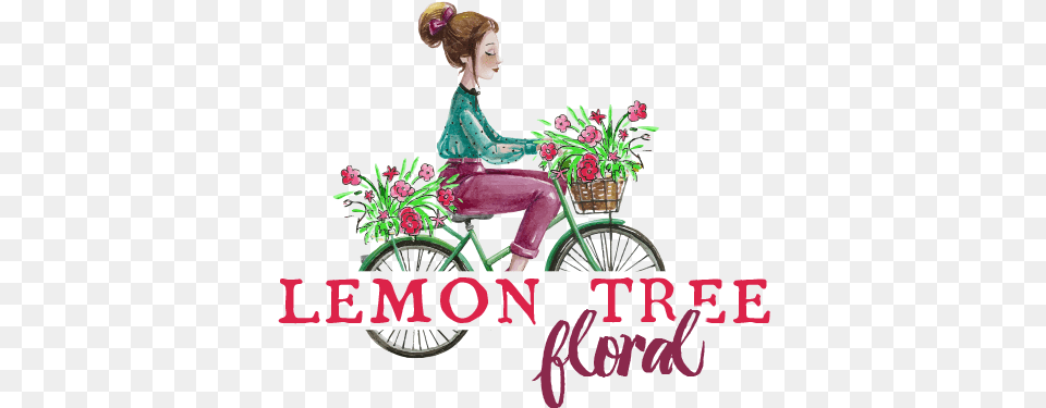 The Lemon Tree Floral Amp Gifts Florist Logo, Art, Graphics, Plant, Flower Png Image