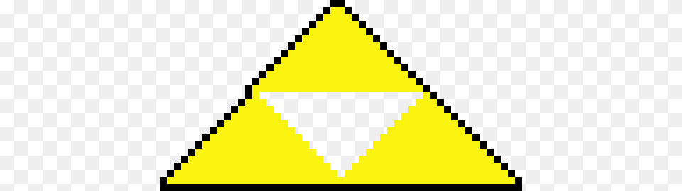 The Lengends Of Zelda Triforce Pixel Art Maker, Triangle Png Image